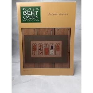 Vintage Bent Creek Cross Stitch Sampler Pattern Autumn Arches BC1073